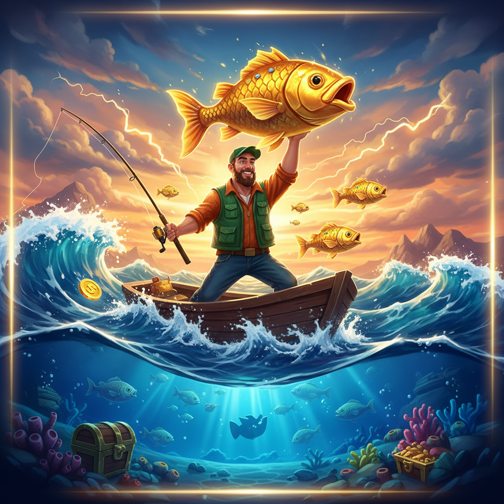 Fishin' Frenzy slot game screenshot